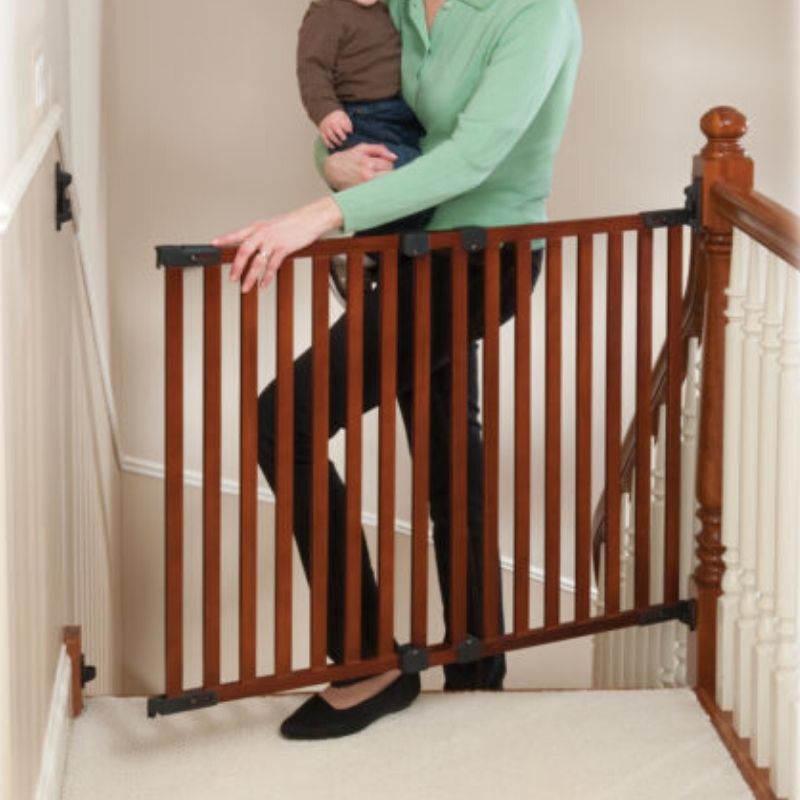 Angle Mount Wood Safeway Gate Cherry