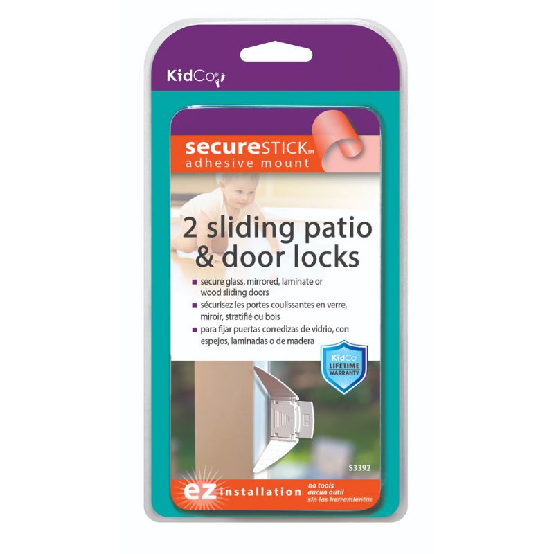 Sliding Patio Door Lock - 2 Pack