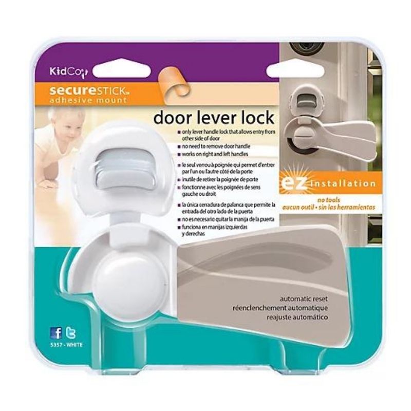 Door Lever Lock White