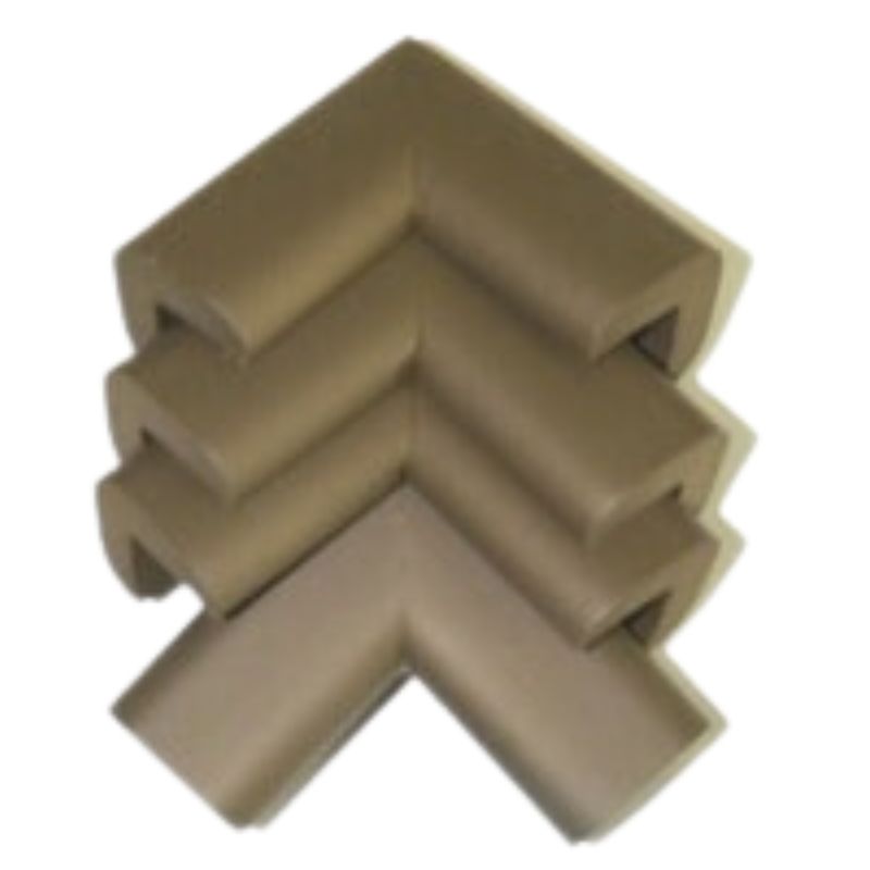 Foam Corner Protectors - 4 Pack Brown