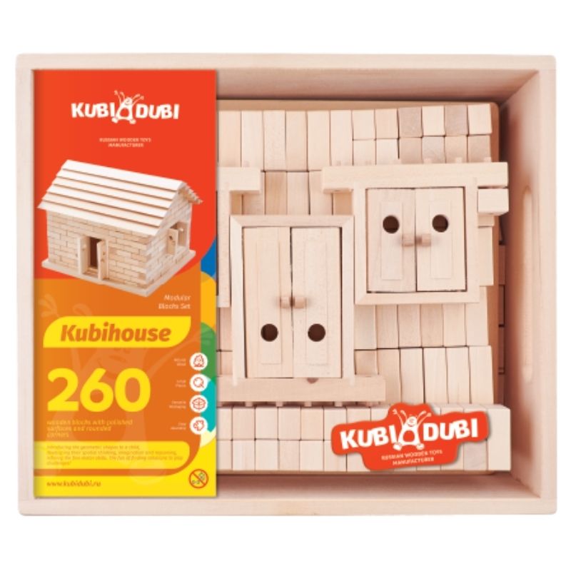 Kubihouse Wooden Block Set