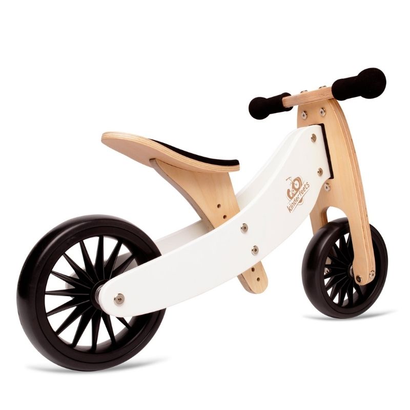 Tiny Tots PLUS 2-in-1 Tricycle and Balance Bike White