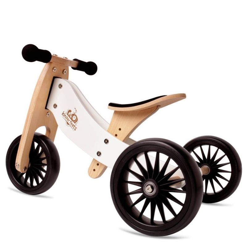 Tiny Tots PLUS 2-in-1 Tricycle and Balance Bike White
