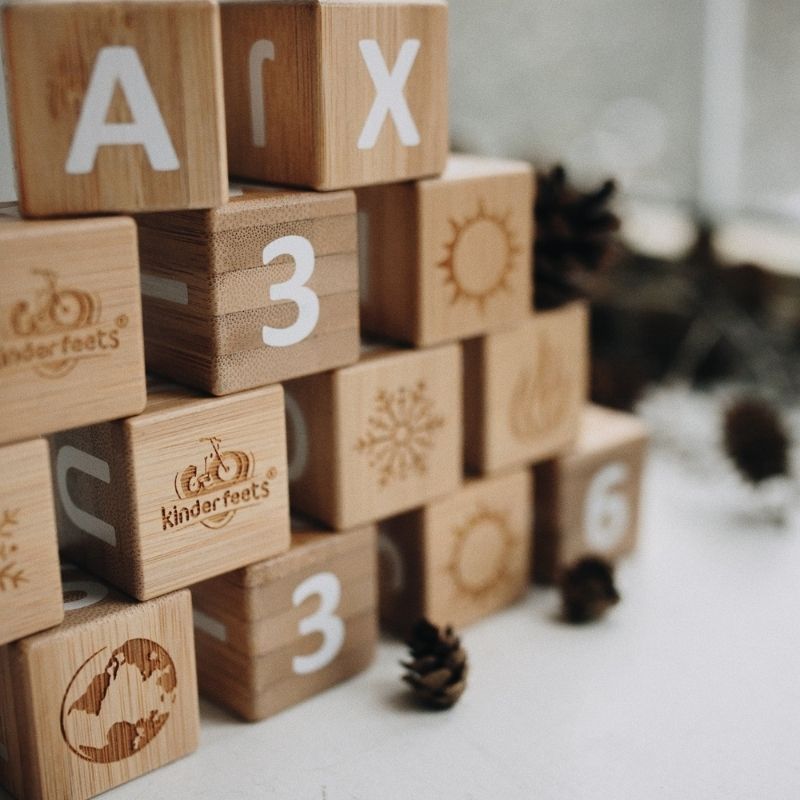 Bamboo ABC Blocks