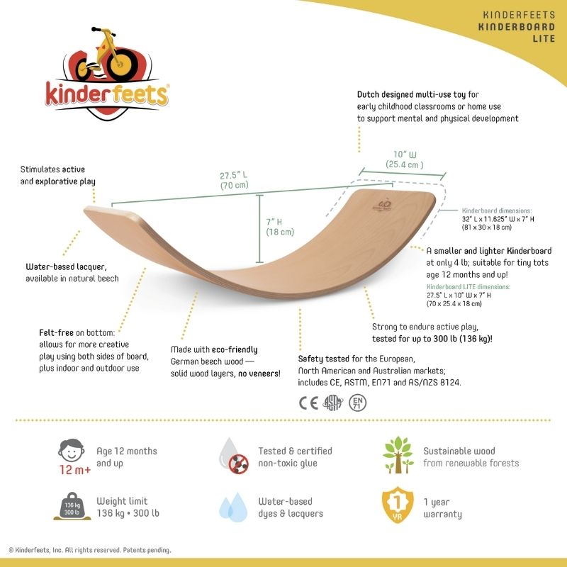 Kinderboard- LITE Natural