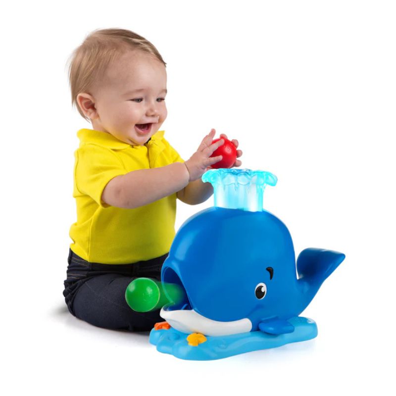 Silly Spout Whale Ball Popper Baby Activity Toy
