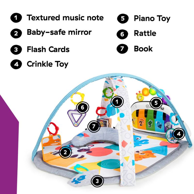4-in-1 Kickin' Tunes Music and Language Discovery Play Gym