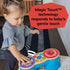 Upbeat Tunes Magic Touch Wooden Drum Musical Toy