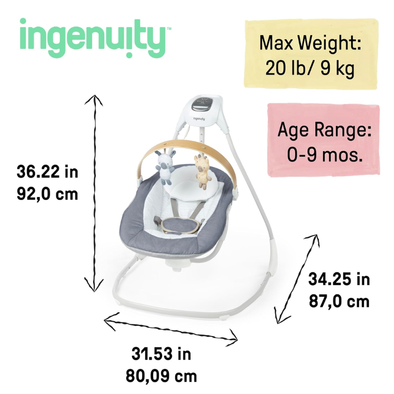 Compact Soothing Swing