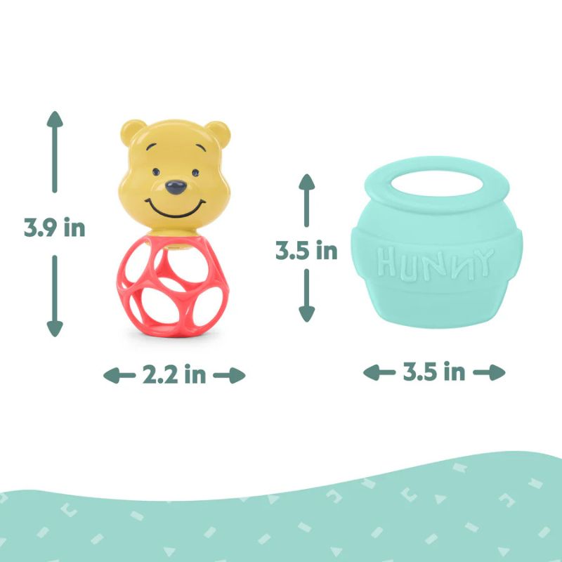 Winnie The Pooh Hunny & Shake Rattle & Teether