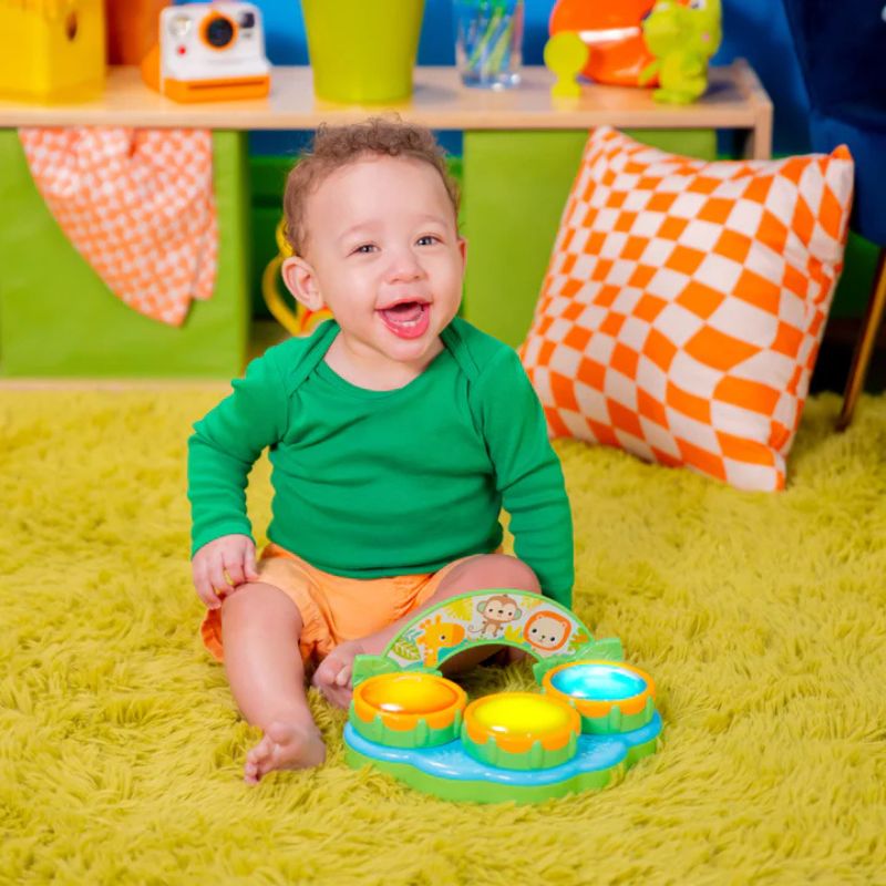 Safari Beats Musical Drum Toy with Lights