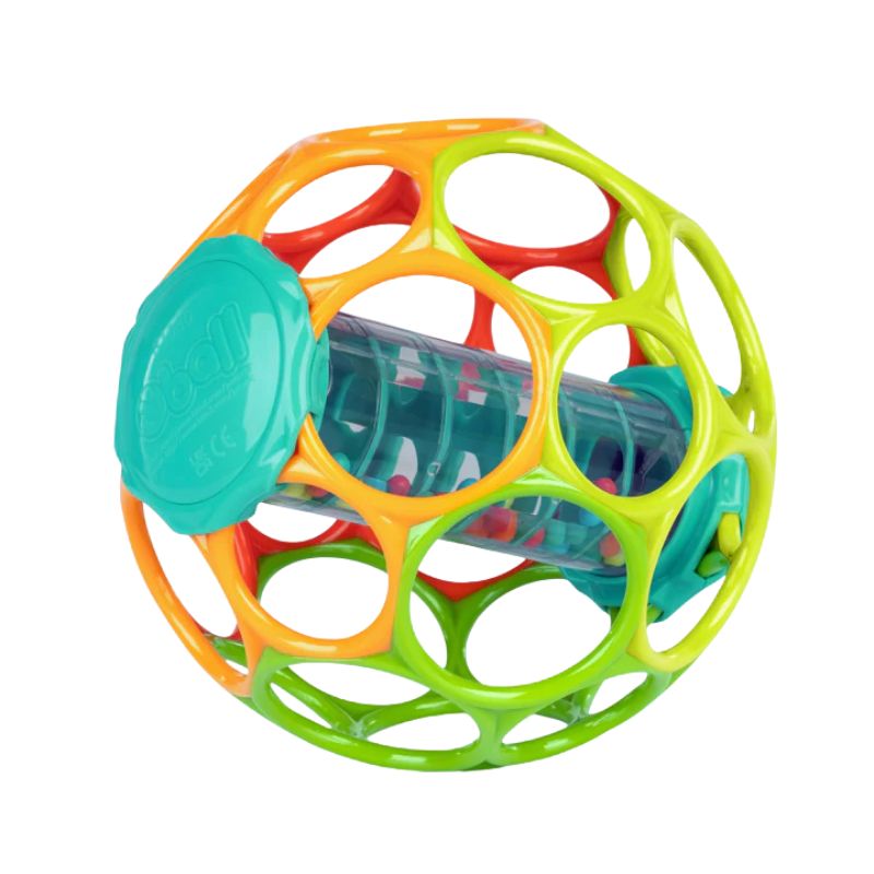 Oball Easy Grasp Rollin' Rainstick Rattle
