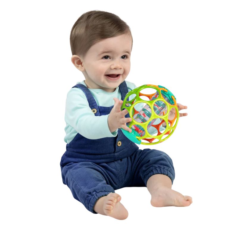 Oball Easy Grasp Rollin' Rainstick Rattle