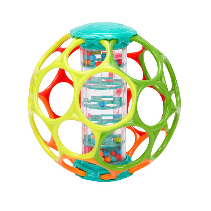 Oball Easy Grasp Rollin' Rainstick Rattle