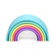 Rainbow Silicone Toy Rainbow Pastel Regular