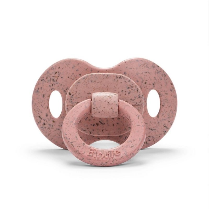 Bamboo Pacifier Silicone - Ortho Faded Rose