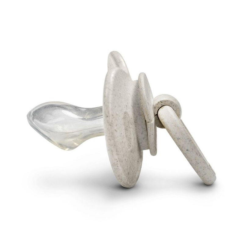 Bamboo Pacifier Silicone - Ortho Lily White