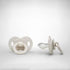 Bamboo Pacifier Silicone - Ortho Lily White