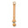 Wood Pacifier Clips gold