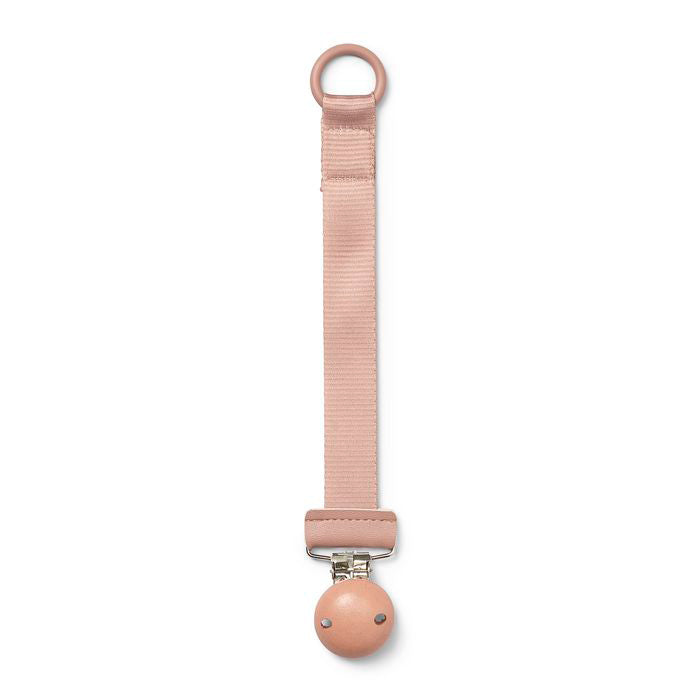 Wood Pacifier Clips faded rose