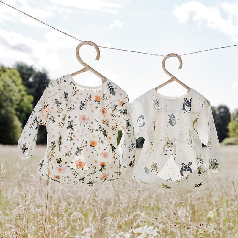 Long-Sleeved Baby Bibs Meadow Blossom