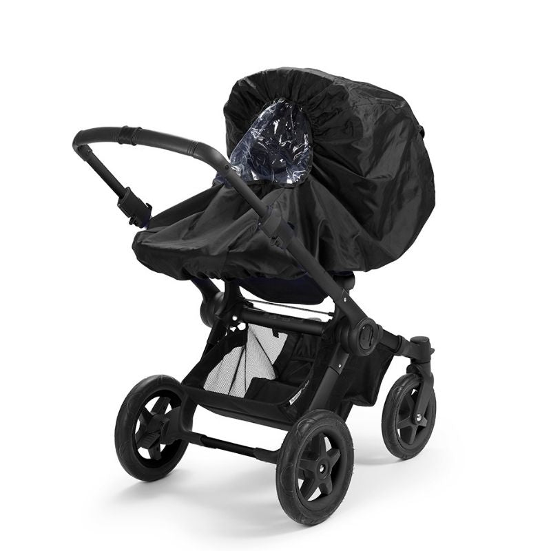 Stroller Rain Cover Brilliant Black