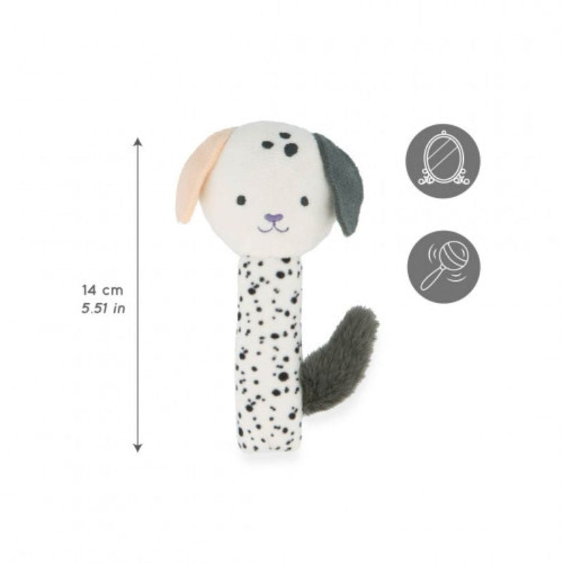 Baby Puppy Mirror Rattle
