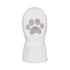 Fuzzy Infant Paw Mittens White