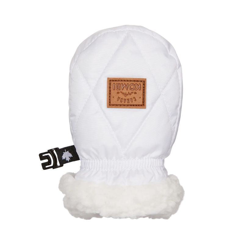 Shiny Infant Waterguard Mittens White