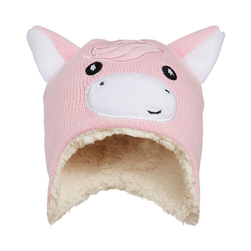Sherpa Animal Toque Pinky Unicorn