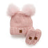 Adorable Knit Toque and Mittens Set - Infants