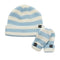 Little One Knit Toque and Mittens Set Soft Blue