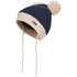 Minnie Double Pom Pom Knit Infant Toque Dark Navy