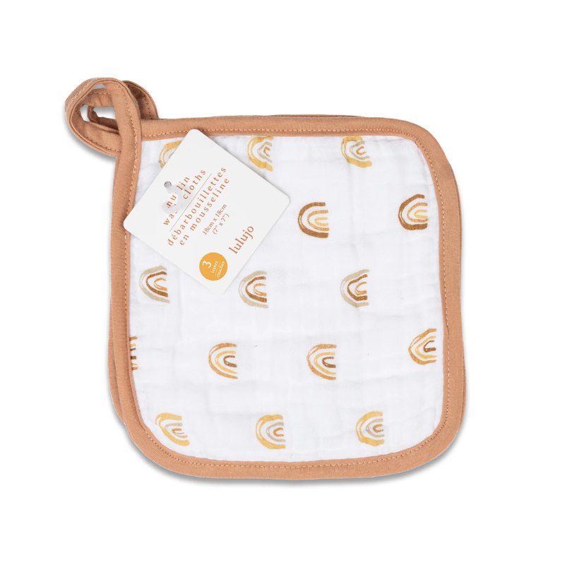 Muslin Washcloths - 3 Pack