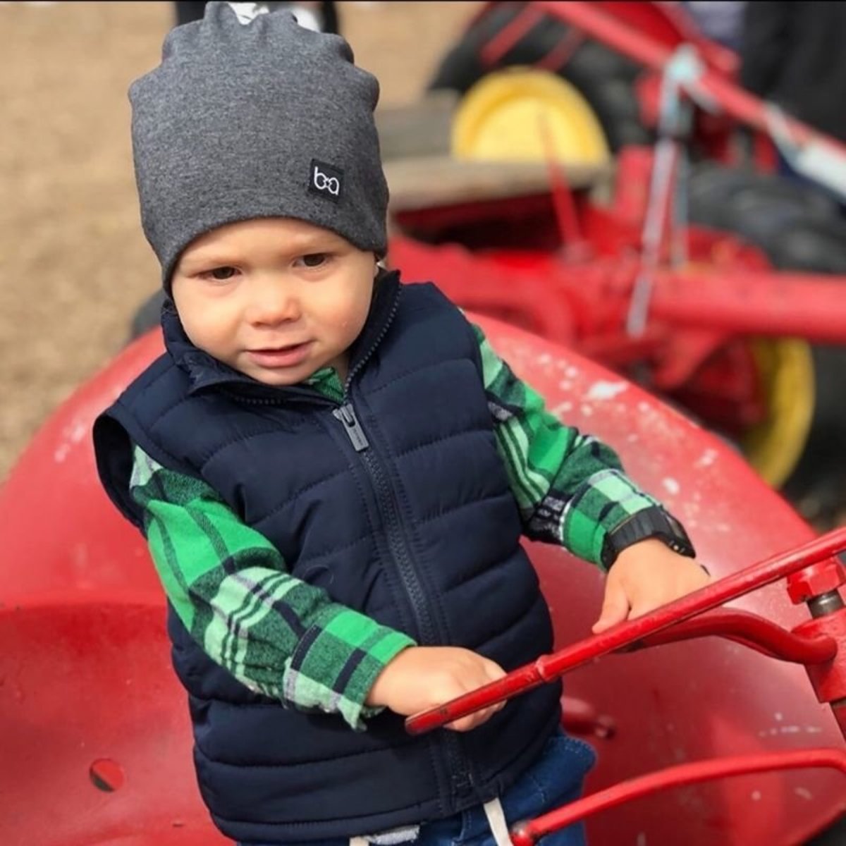 Baby Beanie Charcoal