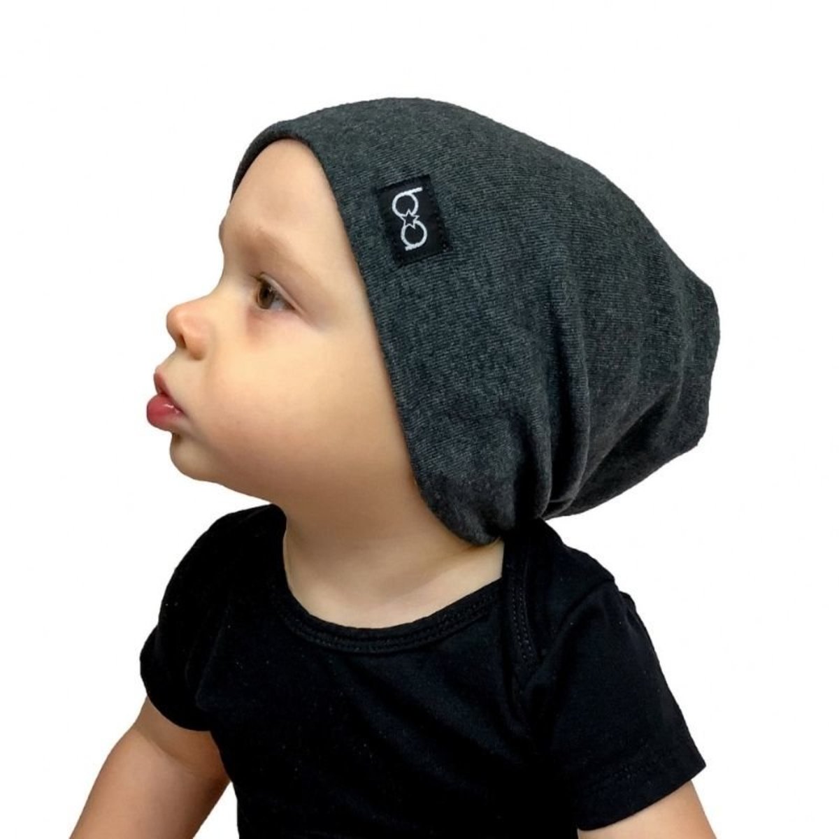 Baby Beanie Charcoal