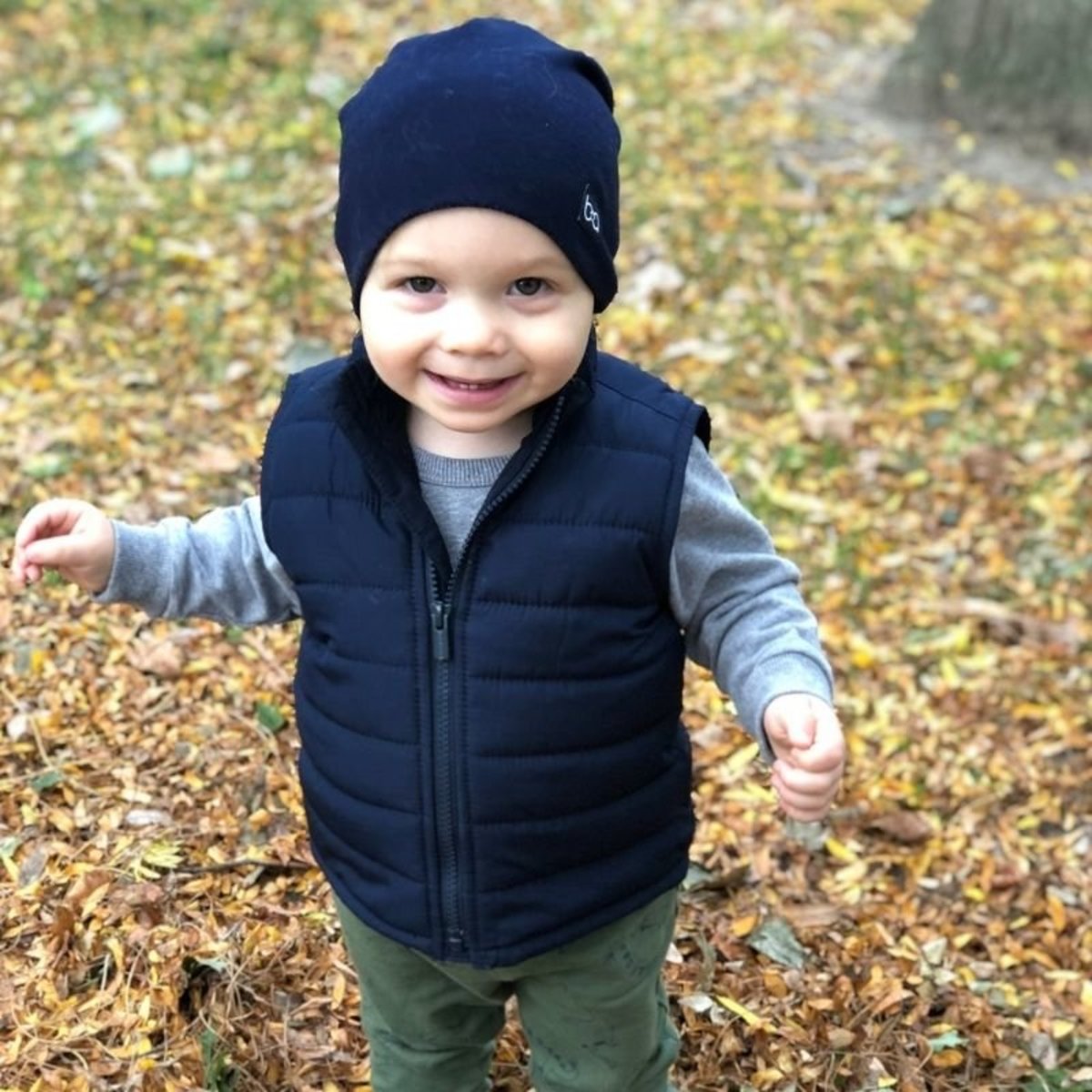 Baby Beanie Navy Blue