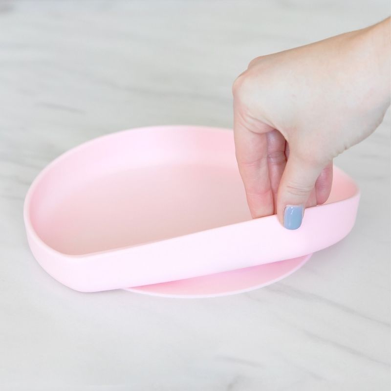 Silicone Grip Plate Pink