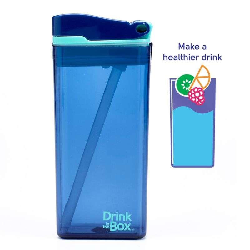 Reusable Drink Box - 12 oz Blue