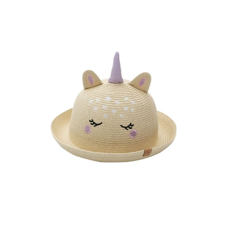 Kids Straw Hat Unicorn