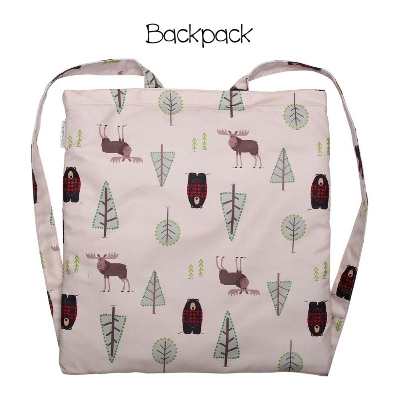 Towel Backpack Moose/Black Bear