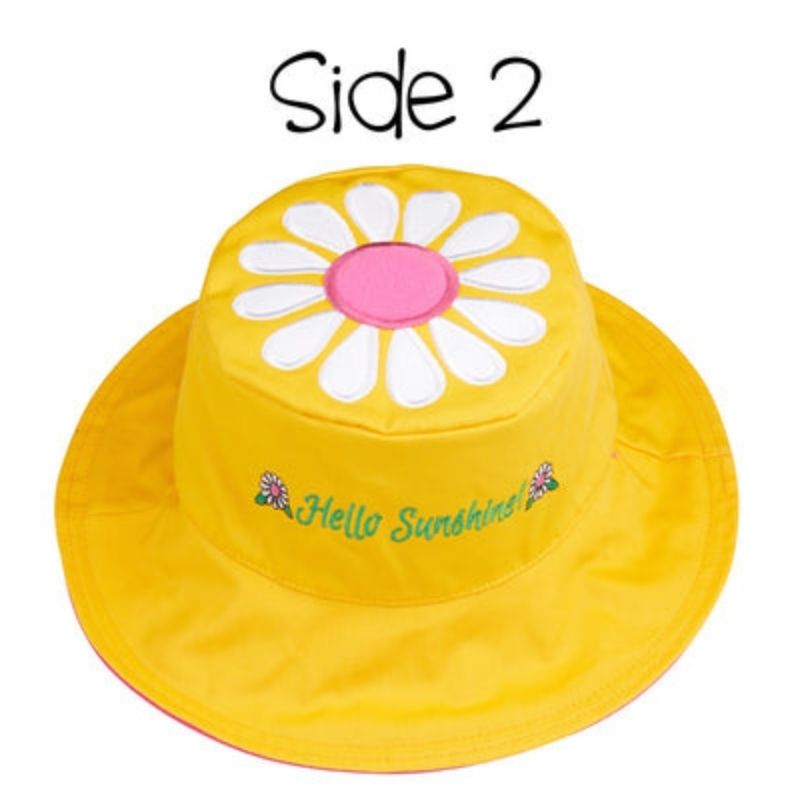 Reversible Patterned Sun Hat Bunny