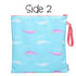 Two-Sided Kids Wet Bag Mermaid/Narwhals