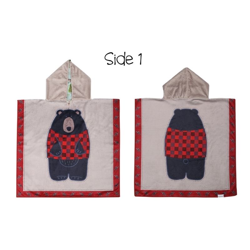 Reversible Kids Cover Up Black Bear