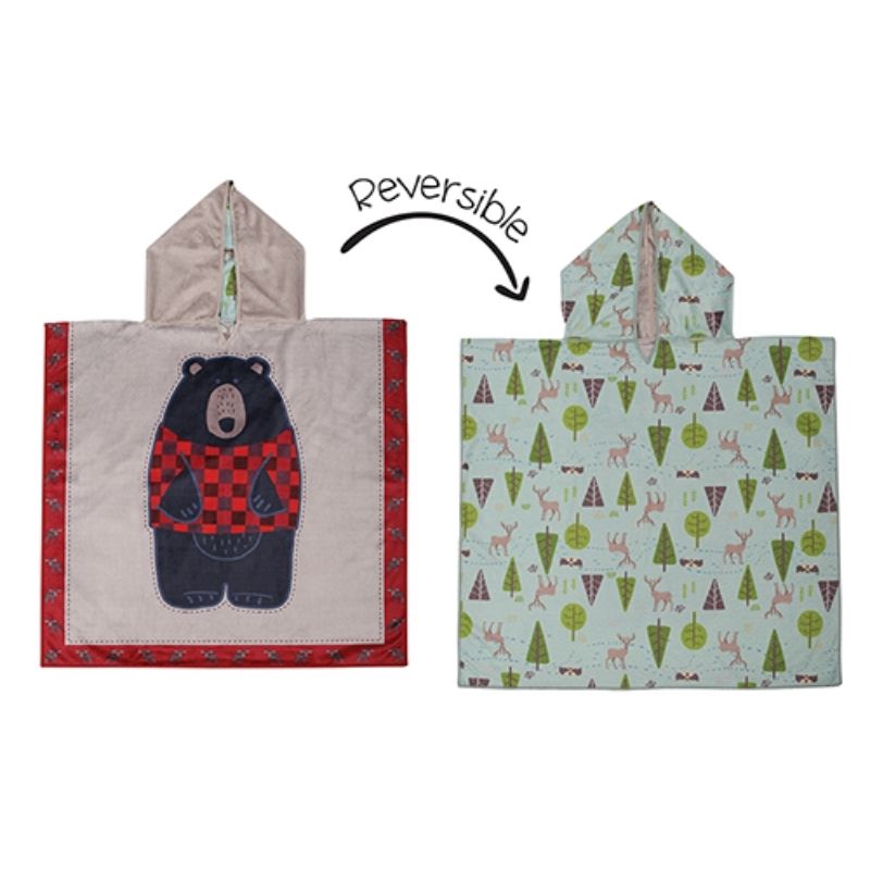 Reversible Kids Cover Up Black Bear