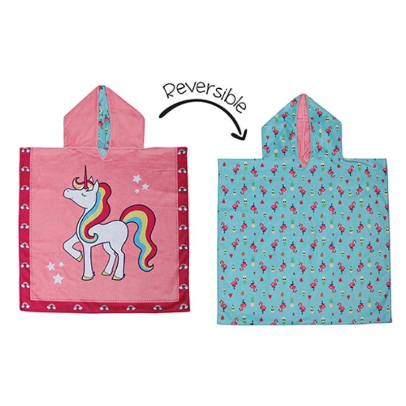 Reversible Kids Cover Up Unicorn