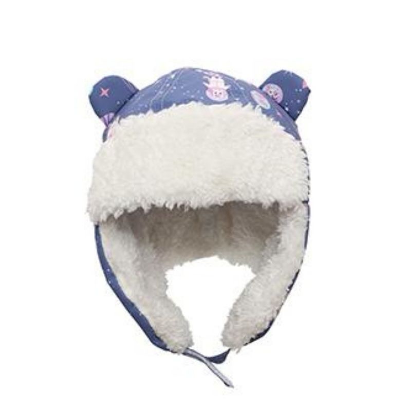 Water Repellent Trapper Hat Unicorn Indigo
