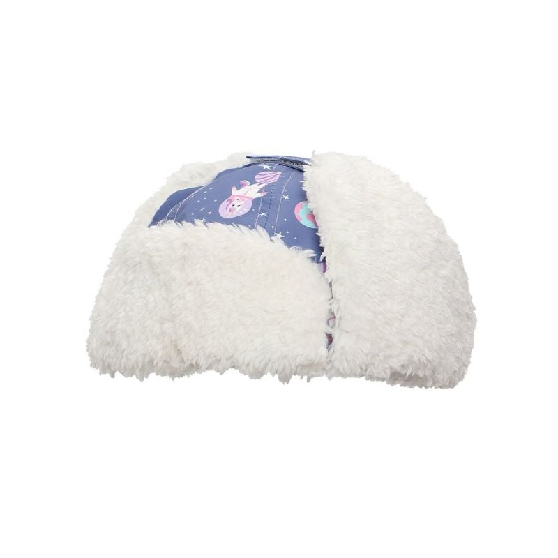 Water Repellent Trapper Hat Unicorn Indigo