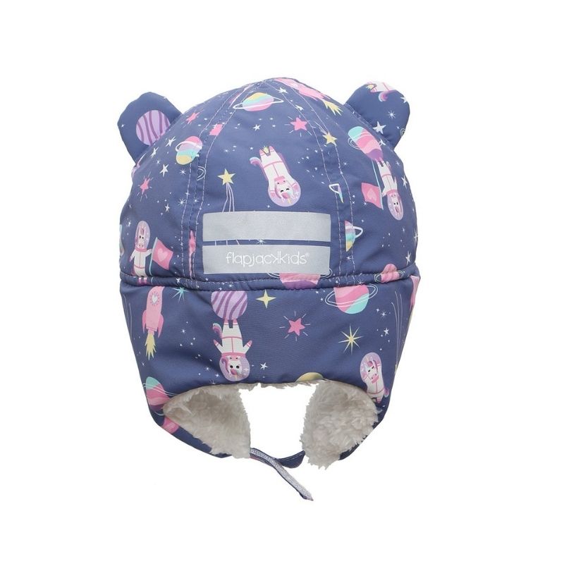 Water Repellent Trapper Hat Unicorn Indigo