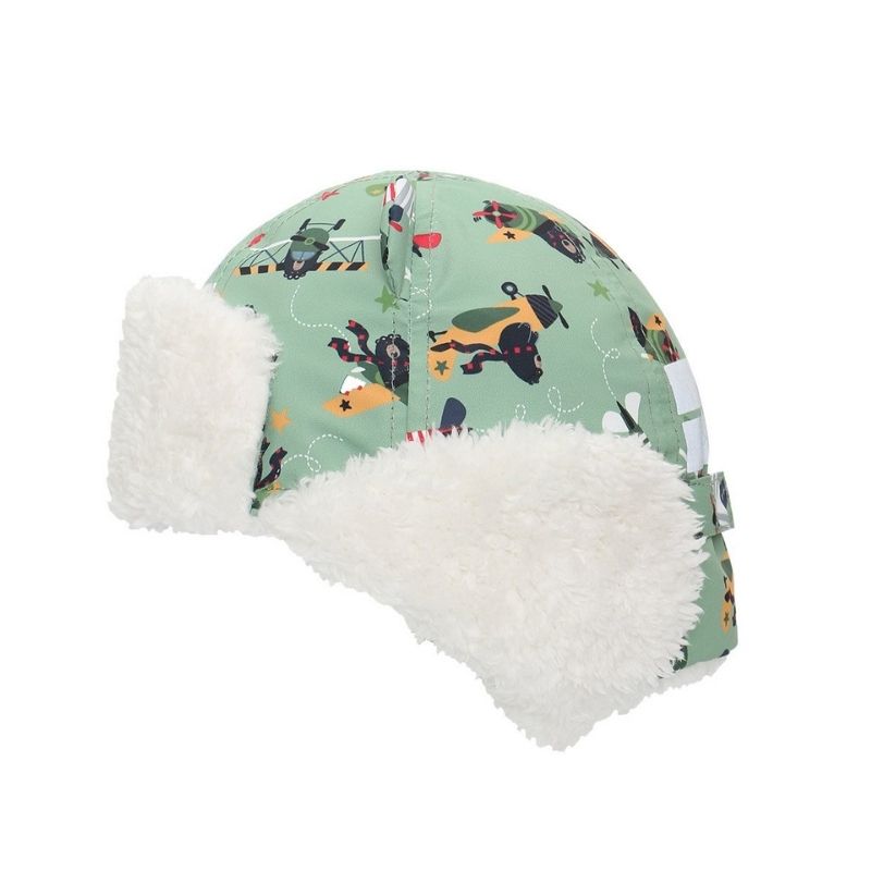 Water Repellent Trapper Hat Black Bear